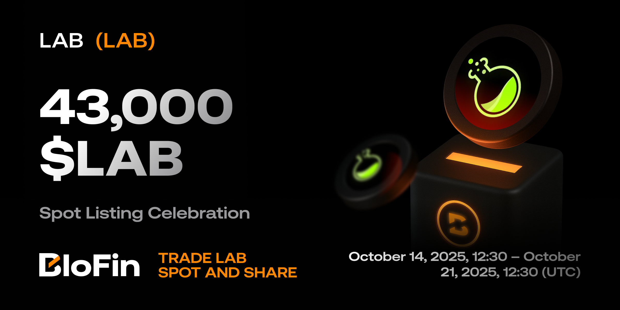 LAB Listing Celebration: 43,000 $LAB in Rewards! - Announcement ...