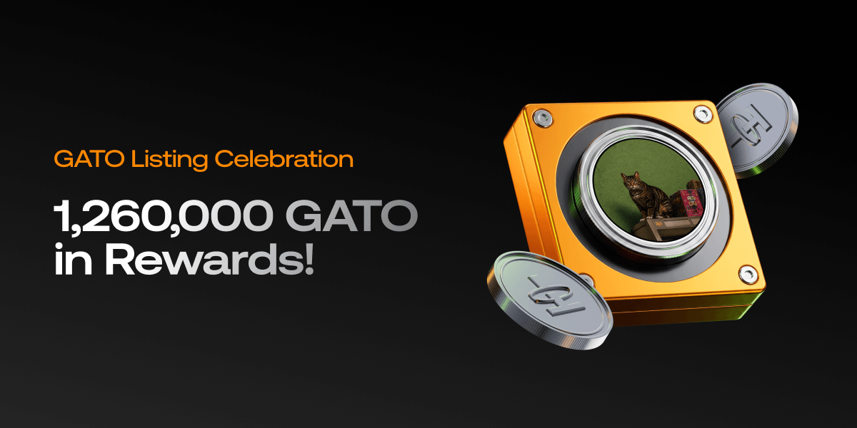 GATO Listing Celebration: 1,260,000 GATO in Rewards