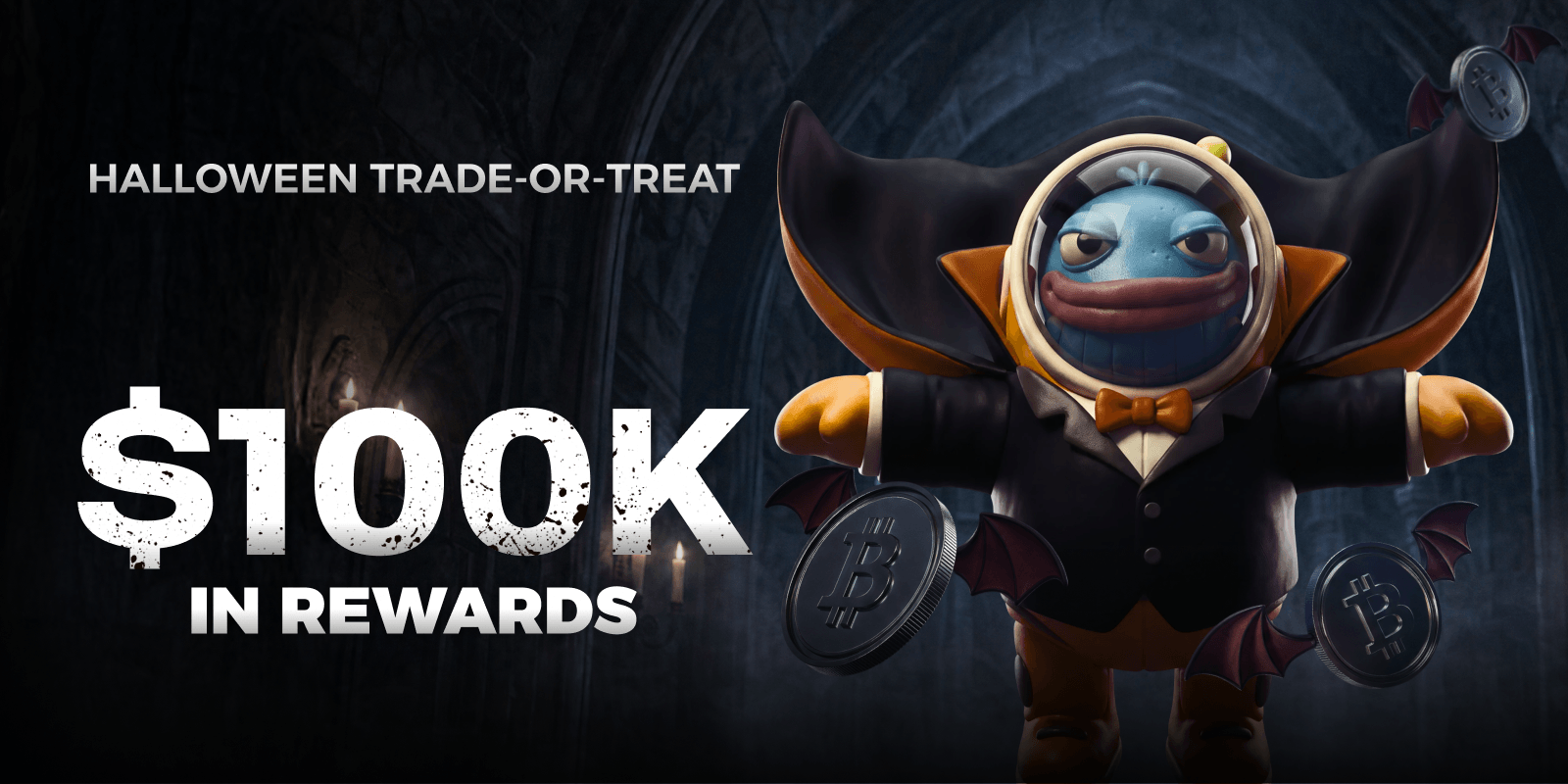 Halloween Trade-or-Treat: 100,000 USDT in Rewards